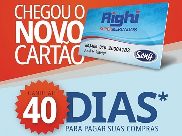 Chegou o novo cartao senff